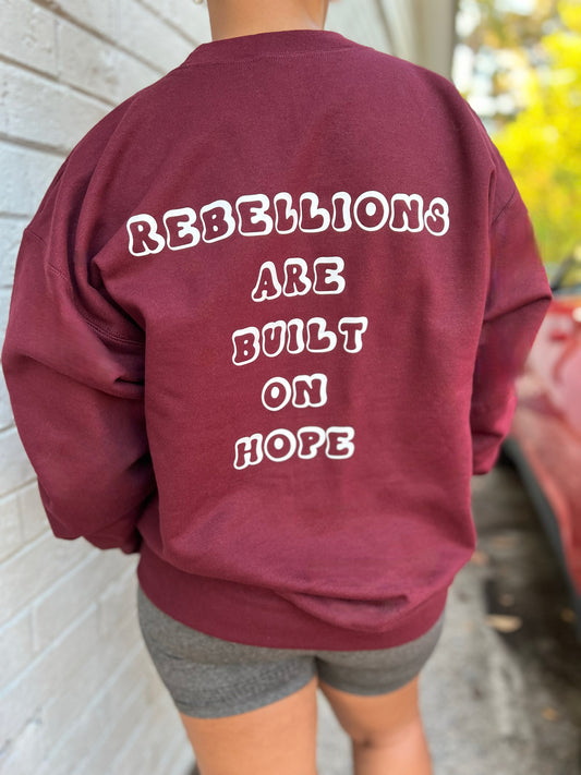 Andor "Rebellions are Built on Hope" English Back | Crewneck Sweatshirt